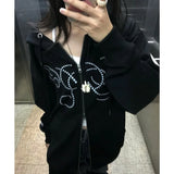 【limited price】R DOT WING OVER FIT 2-WAY ZIP-UP (2color) 