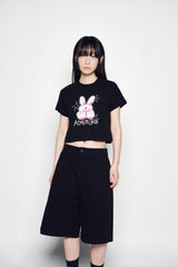 25SS ワイドチノショートパンツ ブラック