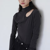 shoulder cut out tops