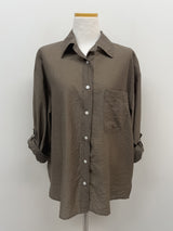 Roll-up Tencel Loose Fit Shirt