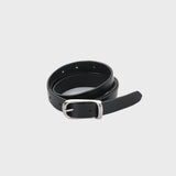 NICOLE STANDARD LEATHER BELT_BLACK