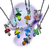トリッピーマッシュルームネックレス.07 (8color)
