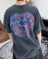 ペナー ハート ウォッシュド ショートスリーブ Tシャツ