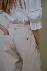 Rose frill blouse