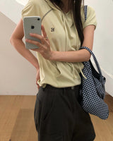 [ORIGINAL] AMI Raglan Short-Sleeve Hoodie T-Shirt