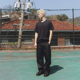 Fiddlehead half T-shirts / Black charcoal