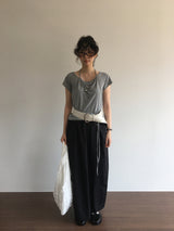 Shiri Ruffle Shopper Bag (2color)