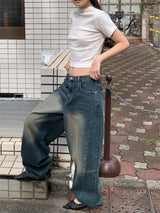 SECTION RIVET BALLOON JEANS (2C)