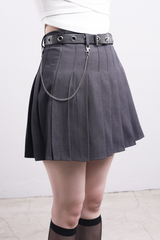 Elysium Belt Pleated Skirt