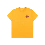 24FW  テープタイポグラフィックショートスリーブTシャツ イエロー