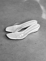 1208 Transparent Wedge Heel (4cm)