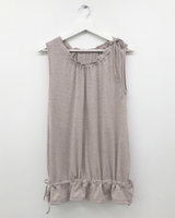 Waffle string sleeveless top (4color) 