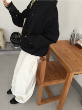 ホップボタンバルーンフィットコットンパンツ（3c）