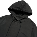 24FW SCRIPT LOGO PRINTING FISHTAIL JACKET BLACK