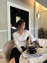 Clent Rolling Round Slim Knit / 4 colors