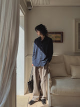 Woobin Two Tuck Wide Slacks