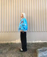 P ロゴボンバー - スカイブルー