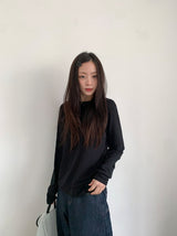 26SS★ [BAONHAUS]リングチレイヤードスパンラウンドTシャツ