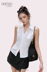 Steady Collar Halter Sleeveless Top