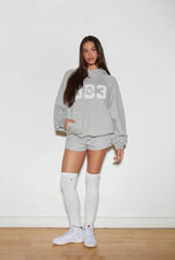 Sporty 333 hoodie - gray