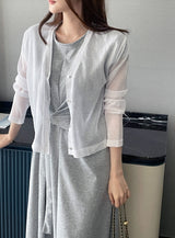 Lovis V-Neck Linen Cardigan