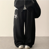 ロゼスターエンブロイダリーストリングワイドパンツ