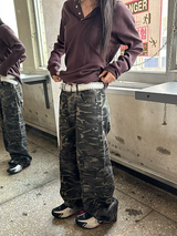 [Unisex] カーモコットンカーゴパンツ