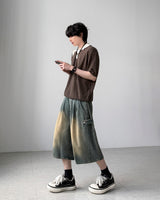 Liquid Snap Bermuda Denim