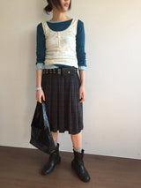 【即日発送】YWD STUDDED WALLET BELT (1color)