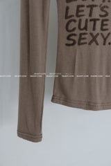 Girl's Lettering Long Sleeve T-Shirt