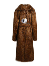 Embryo トライバルスタイルの環境に優しいファーオーバーサイズジャケット