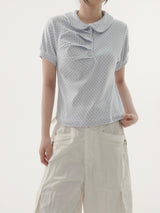 リックドットカラーショートスリーブTシャツ-3C
