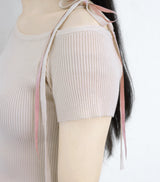 BALLET ONE SHOULDER HALF KNIT (3 COLORS)