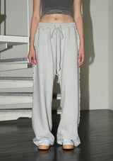 (4th reorder) stud twinkle jogger pt - grey