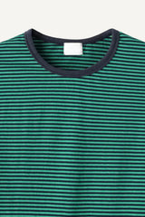 Color matching stripe long sleeve