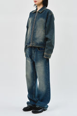 Norten Washed Denim Jacket_Blue