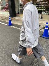 ツータックワイドバンディングハーフパンツ　2色
