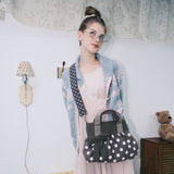 Ribbon dumpling bag_brown
