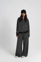 [B-BASIC] Stripe Banding Pants