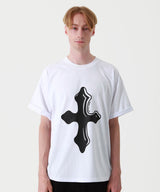 シェードクロスTシャツ-WHITE