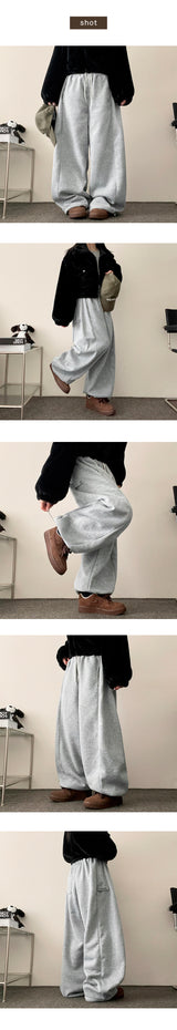 ディンポナップス ビゾサイドスナップストリング ワイドバンドパンツ