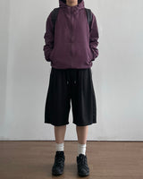 Burnt Check Hood Windbreaker