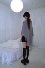 Yui button knit cape (3color)