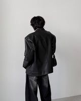 Edwin Belt Leather Jacket