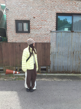 クワディ配色ナイロントラックパンツ（3c）