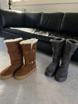 Moufee Fur-Lined Belted Long Ugg Boots