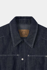 Linen Engineered Jacket (Indigo)