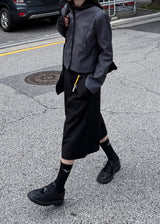 COLLARLESS CURVE JACKET