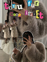 トーフファークロップジャケット (LIGHT GRAY)