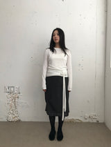 Amud Pintuck Midi Skirt (2color)